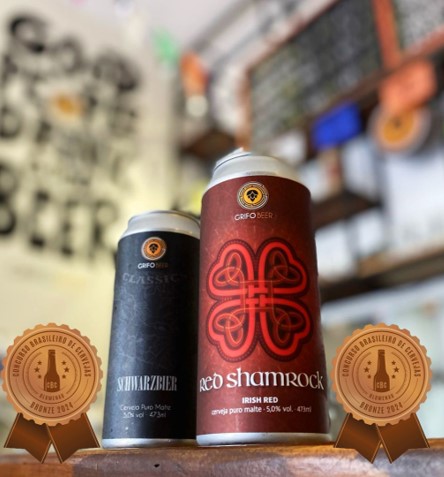 Latas da Grifo Beer premiadas no CBC 2024
