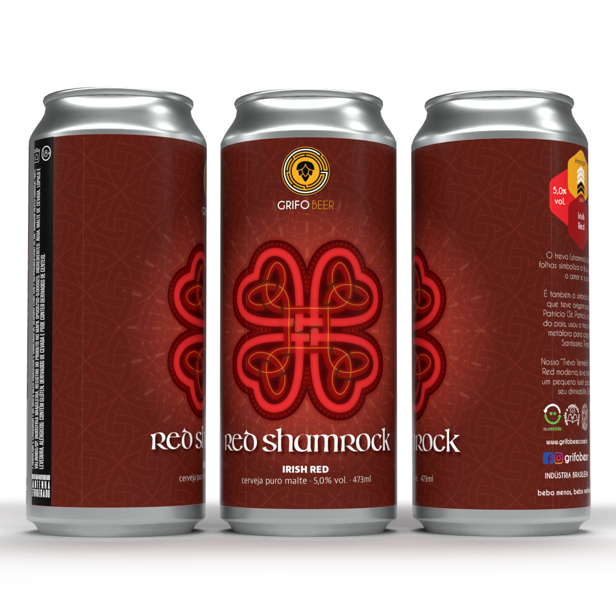 Red Shamrock — Lata 473ml — Grifo Beer